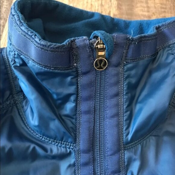 🍋 Lululemon ♡ Blue Track Jacket - Lightweight Fleece (perfect for spring!) - Picture 8 of 9